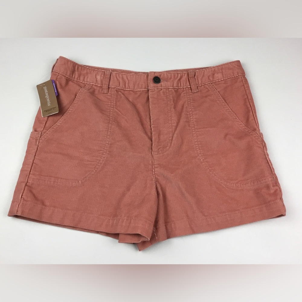 Patagonia Cord Stand Up Shorts 3" Women's Size 12 Pink Flora Corduroy NWT